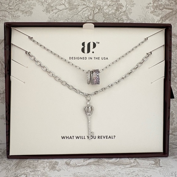 NEW - Bomb Party Fall Luxe Layers Necklaces Set Determined to Rise